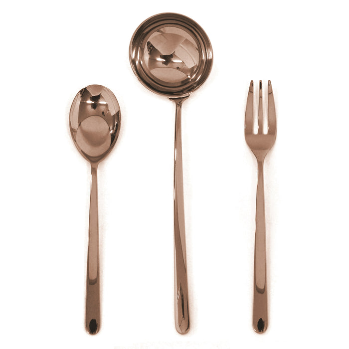 HYGGE CAVE | 3 PCS SERVING SET | LINEA BRONZO