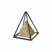 HYGGE CAVE | METAL TRIANGULAR DECORATIVE SCULPTURE