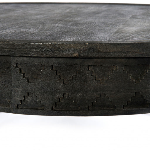 HYGGE CAVE | BLACK WOODEN COFFEE TABLE