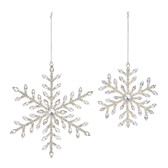 Snowflake Ornament Set OF 12 - hygge cave