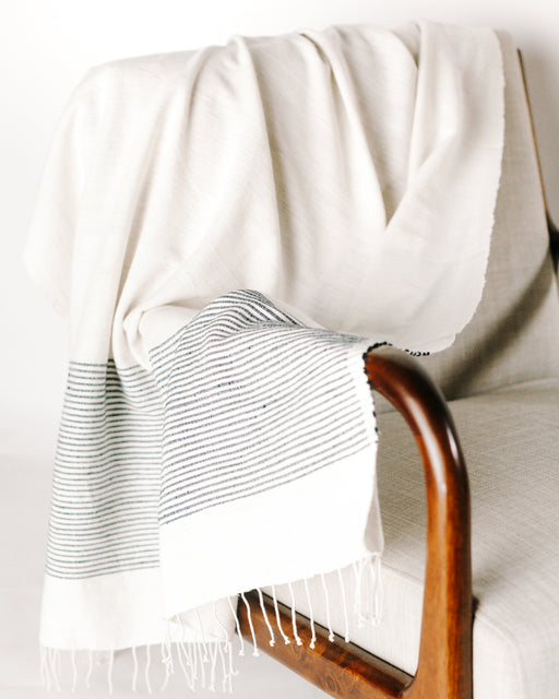 HYGGE CAVE | RIVIERA HANDWOVEN COTTON THROW