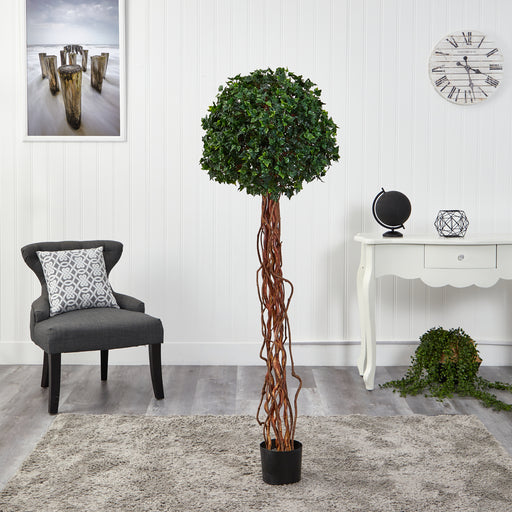 HYGGE CAVE | ENGLISH IVY SINGLE BALL TOPIARY ARTIFICIAL TREE