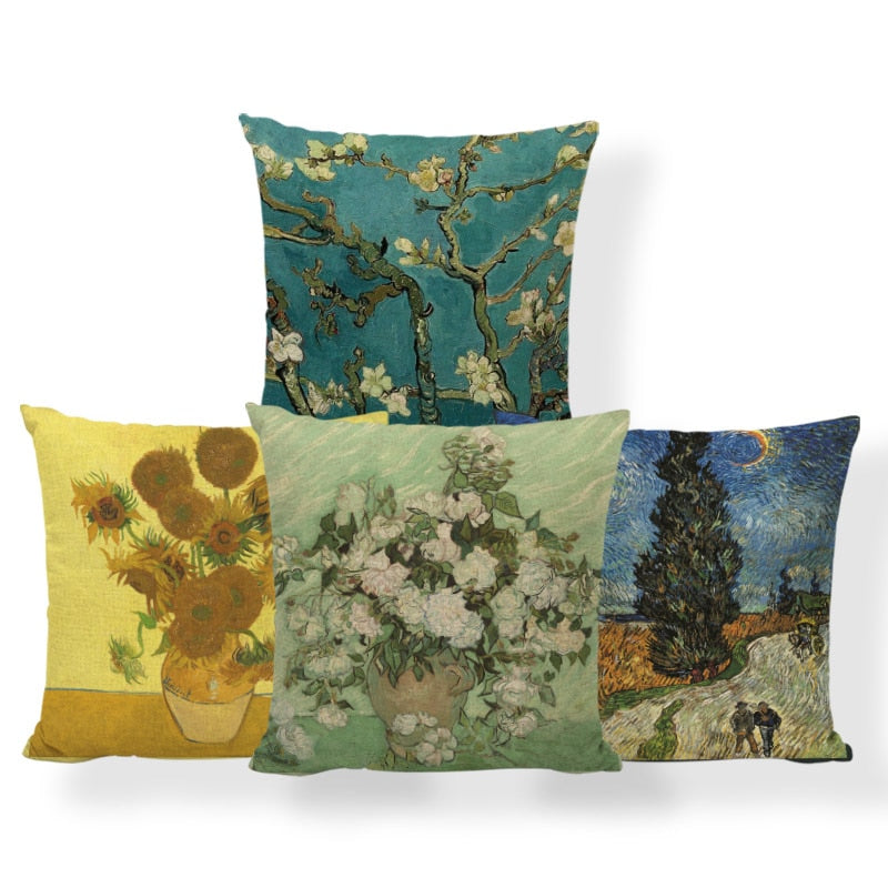 HYGGE CAVE | BUY RIGHT NOW VAN GOGH CUSHIONS vintage designs 